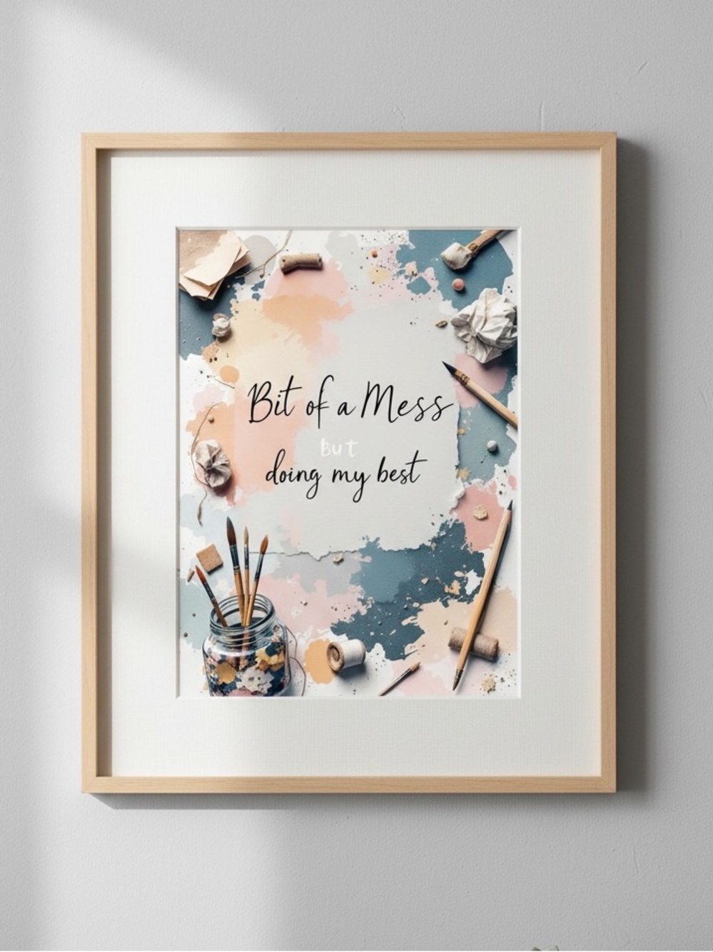 DDS Art Print, 8x10, Bible Verse, Paper Print, Unframed